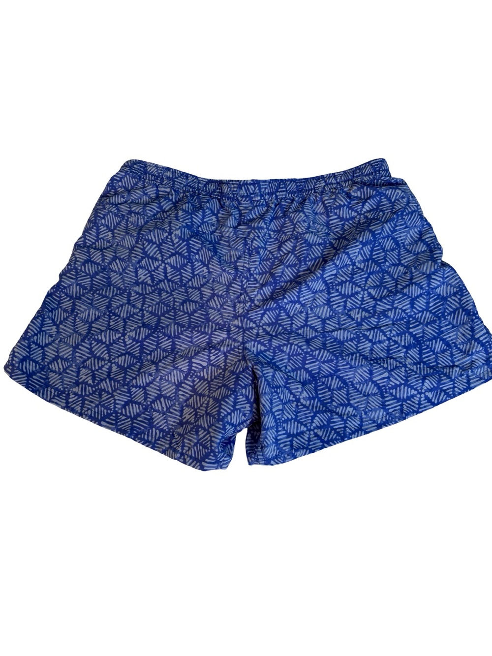 Patagonia Baggie Blue Geometric Patterned Women's Athletic Shorts